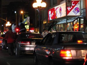 Downtown Toronto after Leafs won the Quarter Finals 19.JPG